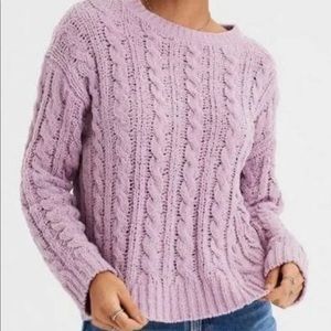 American Eagle purple sweater size small